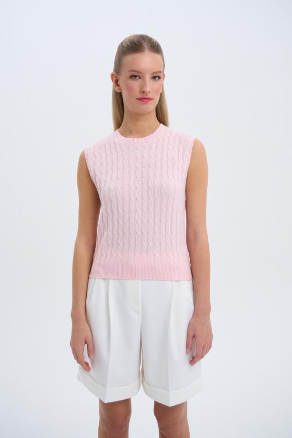 Топ modern romance арт.SS25/K/T/006/PN Цвет: Розовый