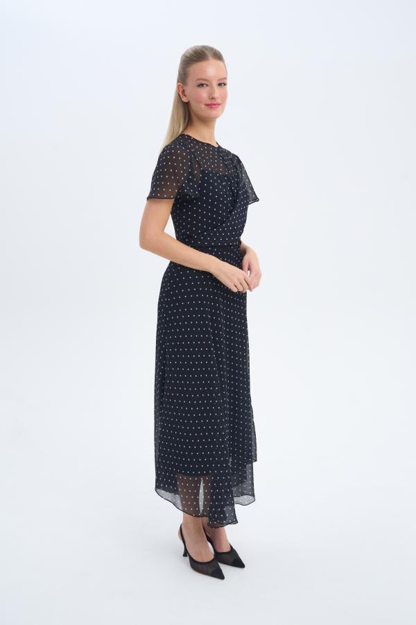 

Платье polka dot арт.SS25/D/2SS/003/BL Цвет: Черный