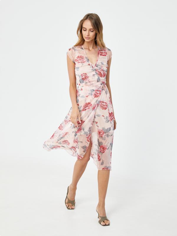 Платье арт.D0518010 Цвет: Розовый, размер XS ,S ,M ,L - фото 1
