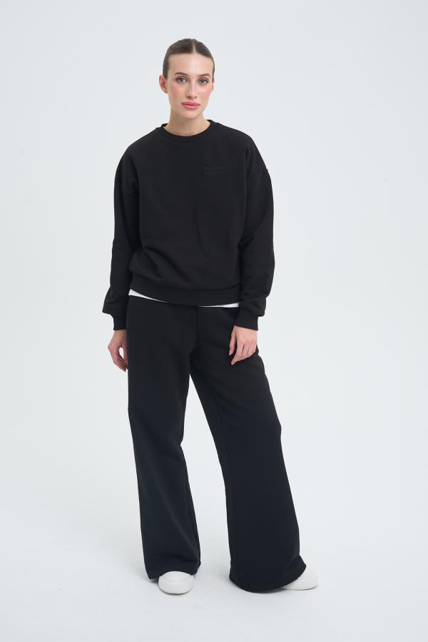 Свитшот SVO арт.FW24/CS/SS/014/BL Цвет: Черный
