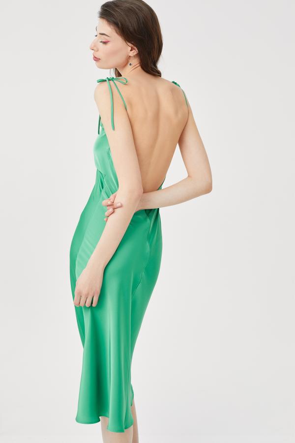 Платье арт.D0921002 Цвет: Зеленый, размер XS ,S ,M ,L - фото 1
