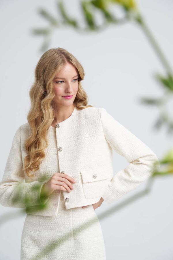 

Жакет timeless elegance арт.SS25//JC/005/ML Цвет: Молочный
