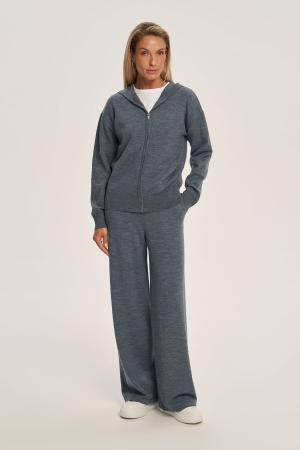 Изображение Худи на молнии relaxed FW24/K/HZ/017/GR