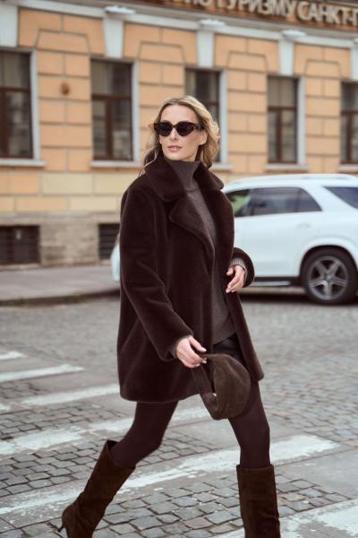 Шуба, арт. FW25/O/FC/009/BR фото 1