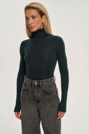 Изображение Водолазка нежность шелка FW24/K/TN/002/DGRN